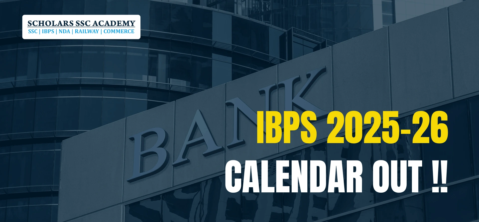 IBPS Calendar 2025-26